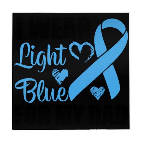 I wear Light Blue for my dad Prostate cancer Mahjong Mats