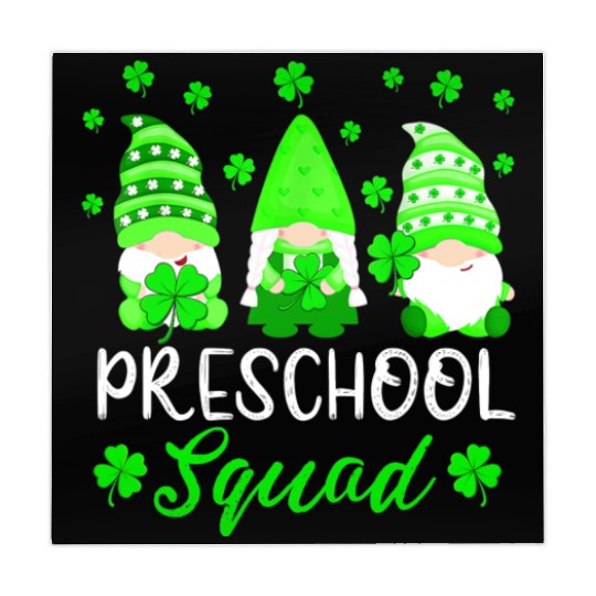 Cute Gnomes Preschool Squad Teacher St Patricks Mahjong Mats