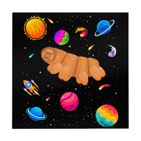 Tardigrade Space! Nerd, Geek Microbiology Science Mahjong Mats