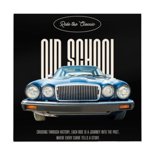 old school muscle car Mahjong Mats