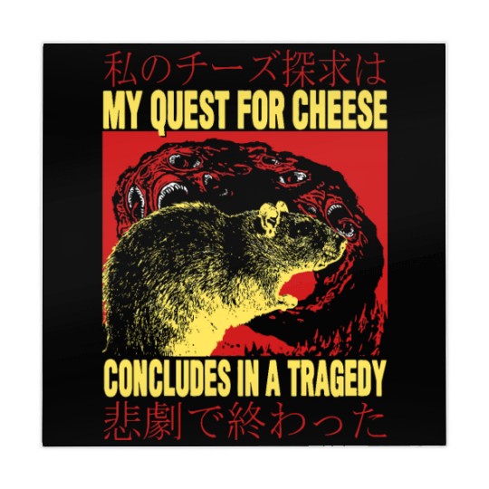 My Quest For Cheese Rat Japanese Mahjong Mats