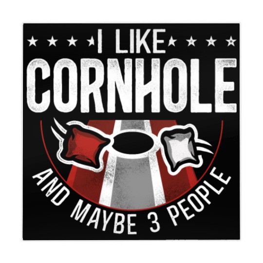 Cornhole Team Bean Bag Player Mahjong Mats