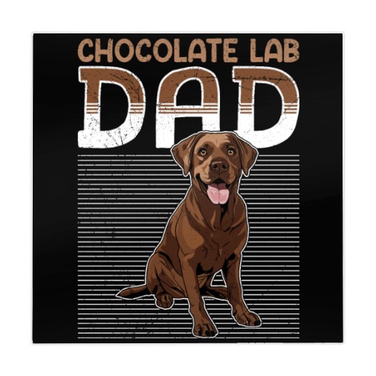 Labrador CHOCOLATE LAB DAD Labrador Owner Mahjong Mats