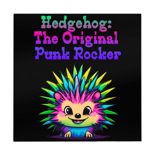 Cute Punk Rock Hedgehog: The Original Rebel Mahjong Mats