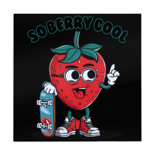 Groovy So Berry Cool Fruit Lover Strawberry Mahjong Mats
