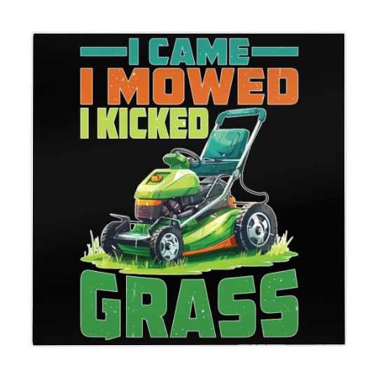 I Came I Mowed I Kicked Grass 2 Mahjong Mats