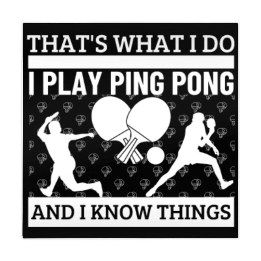 Ping Pong That's What I Do Funny Ping Pong Mahjong Mats