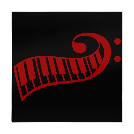 Keyboard Music Bass Note Piano Keys Party Design Mahjong Mats