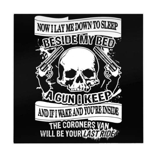 Gun Design - Now I Lay Down To Sleep Mahjong Mats