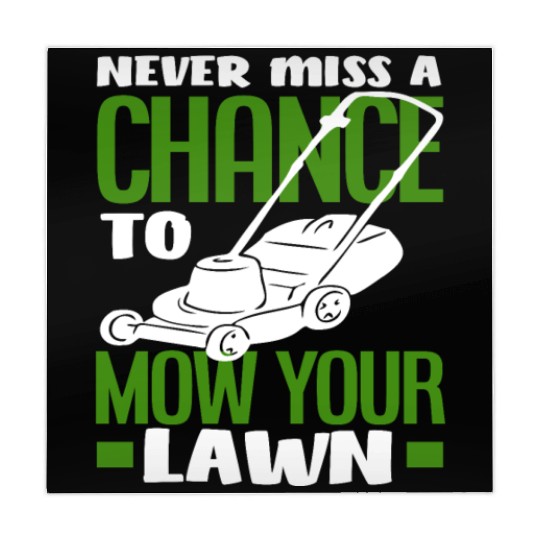 Landscaper Gardener Lawn Mowing Saying Mahjong Mats