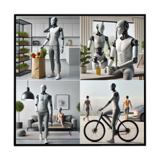 Robot Busy Being Human Mahjong Mats