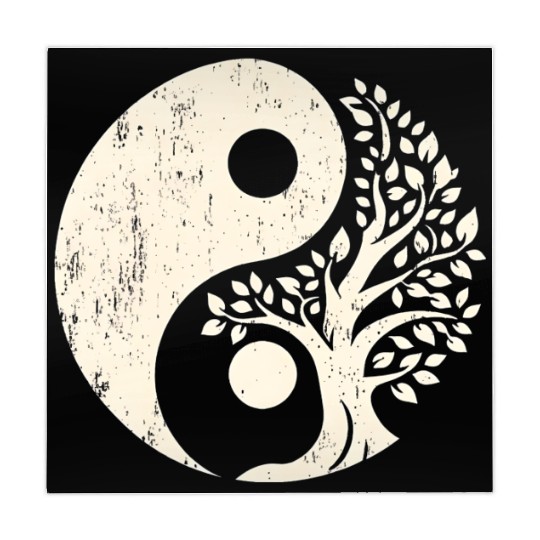 Nature's Balance: Yin Yang Tree of Life Mahjong Mats