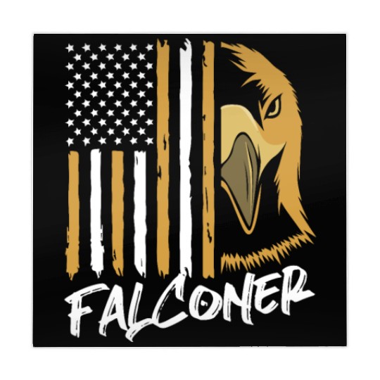 4th Of July US Flag Falcon Bird Lover Falconry Mahjong Mats