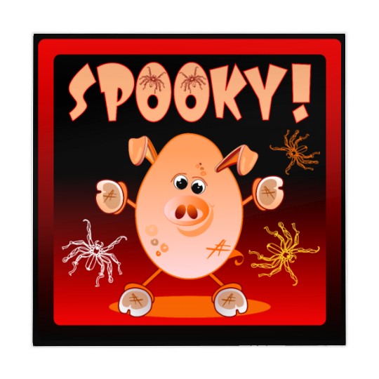 HAPPY HALLOWEEN SPIDERS PIGLET Mahjong Mats
