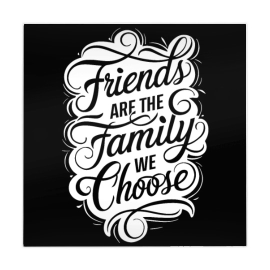 Friends Are The Family We Choose Mahjong Mats