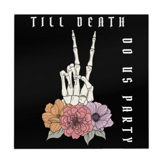 Funny Bachelorette Party Til Death Do Us Party Mahjong Mats