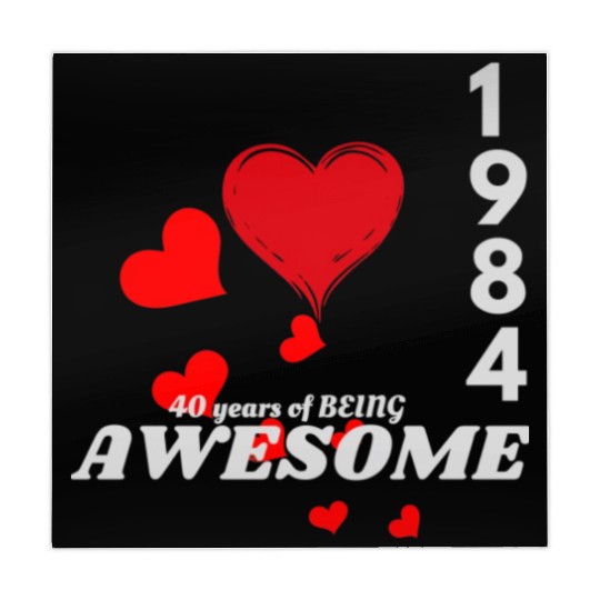 Funny 40th Birthday Gift Mahjong Mats for Men women