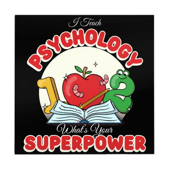 I Teach Psychology What's Your Superpower Funny Mahjong Mats