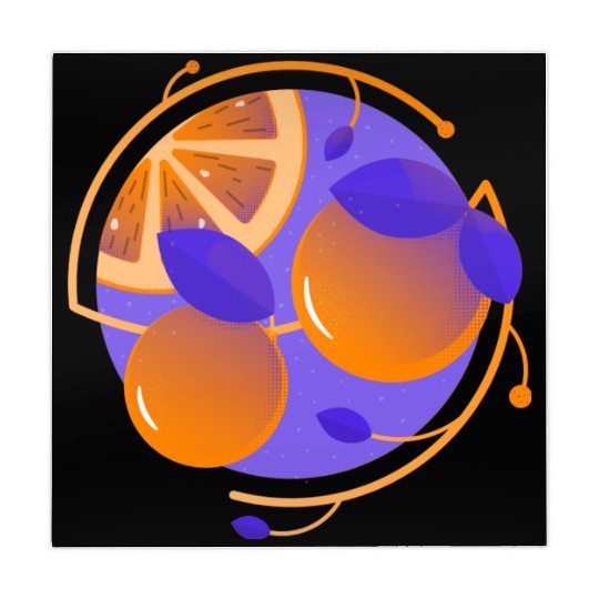 Orange Fruit Mahjong Mats