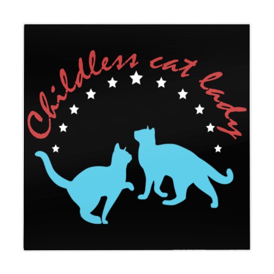 Vintage And Retro Funny Childless Cat Lady Mahjong Mats