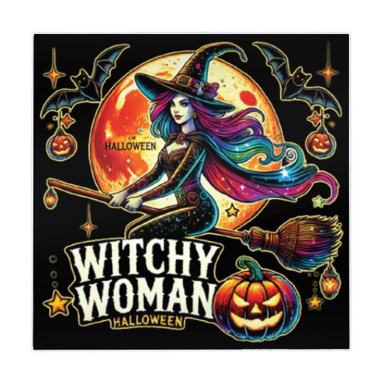 Couple Halloween Husband Witchy Woman Halloween Mahjong Mats