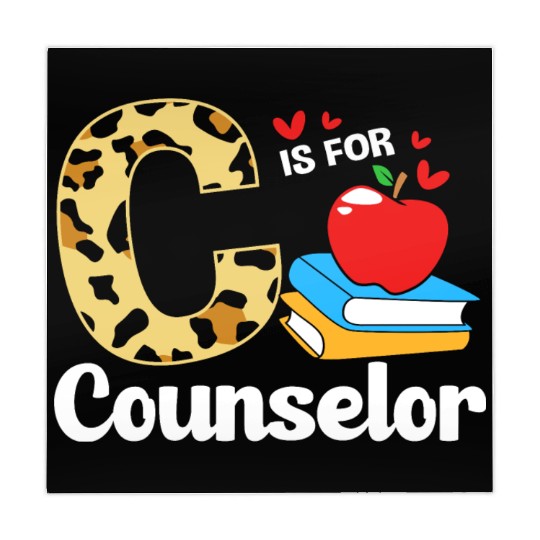 Leopard Print Back To School For School Counselor Mahjong Mats