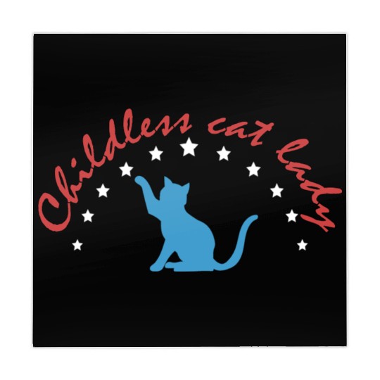 Vintage And Retro Funny Childless Cat Lady Mahjong Mats