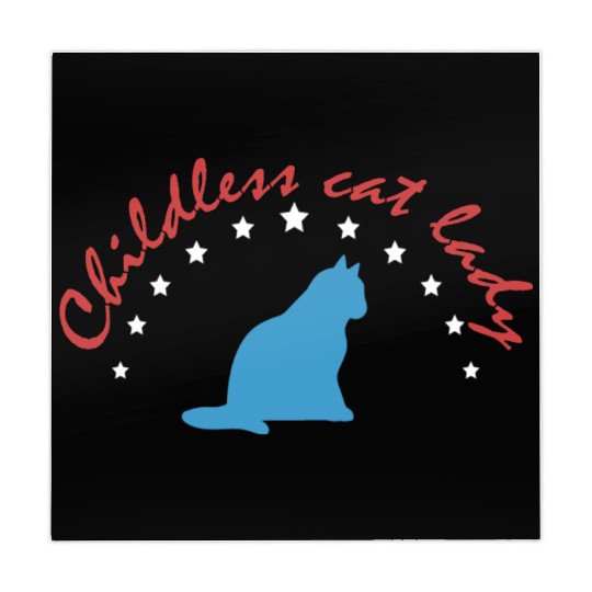 Vintage And Retro Funny Childless Cat Lady Mahjong Mats