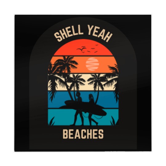 Beach Lover Shell Yeah Beaches Summer Holidays Sea Mahjong Mats