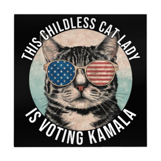 This Childless Cat Lady Is Voting Kamala Mahjong Mats