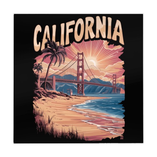 CALIFORNIA GOLDEN GATE BRIDGE BAY AREA Mahjong Mats