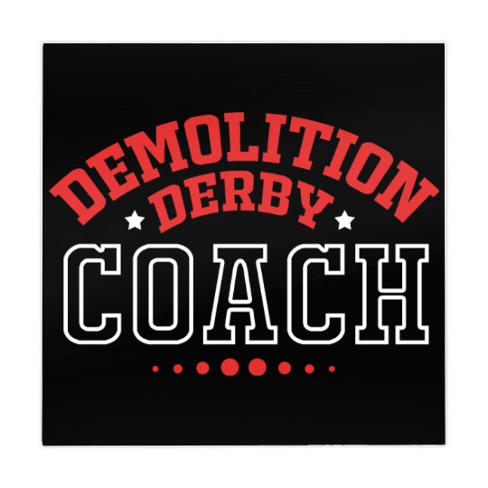 Demolition Derby Race Car Demo Derby Coach Mahjong Mats