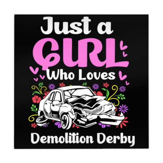 Demo Derby Just A Girl Who Loves Demolition Derby Mahjong Mats