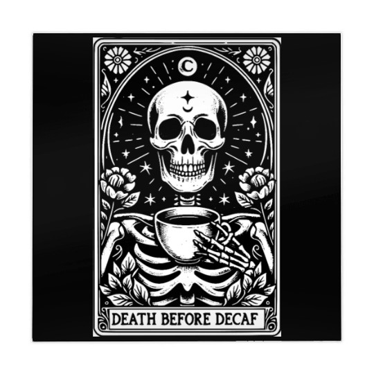 Death Before Decaf Tarot Card Mahjong Mats