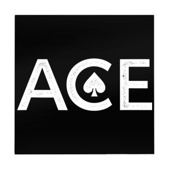 Ace of Spades Texas Hold'em Playing Card Poker Mahjong Mats