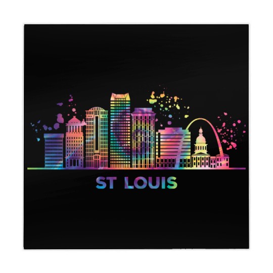 St Louisian Skyline St Louis Mahjong Mats