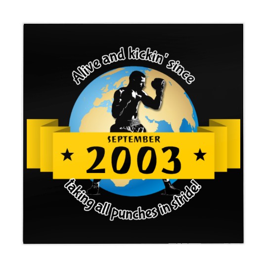 21st birthday Alive and kickin since 09/2003 Mahjong Mats