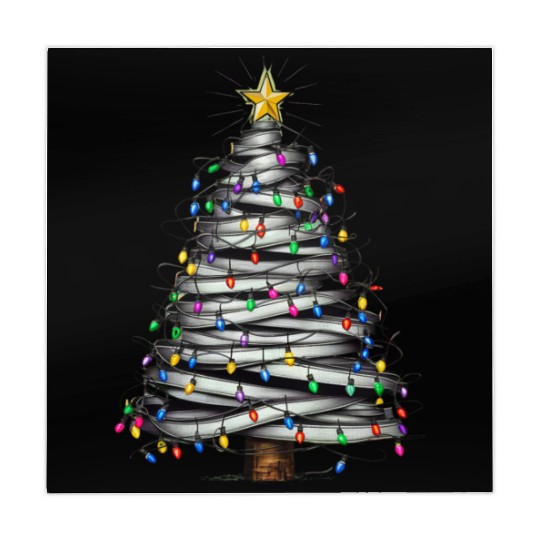 Christmas Light Tree Holiday Mahjong Mats