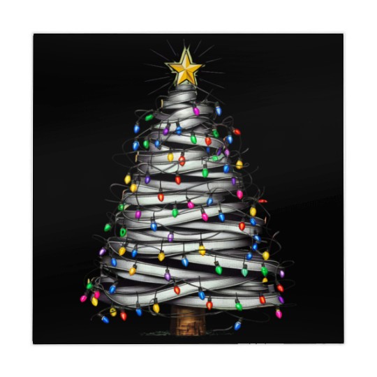 Christmas Light Tree Holiday Mahjong Mats