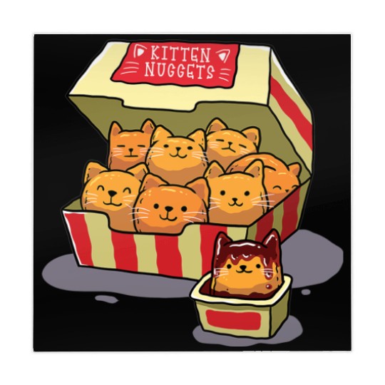 Kitten Nuggets Food Cat Lover Mahjong Mats