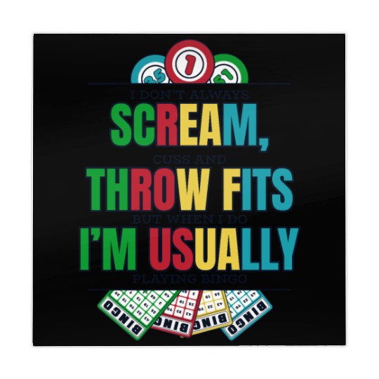 Don't Always Scream Daubers Professional Caller Mahjong Mats