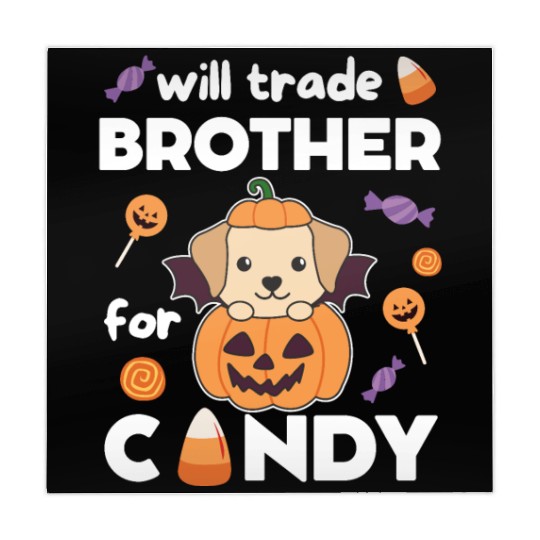 Labrador Halloween Trade Brother For Candy Mahjong Mats