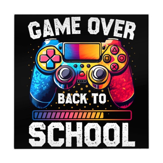 Game Over Back To School Funny First Day Of School Mahjong Mats