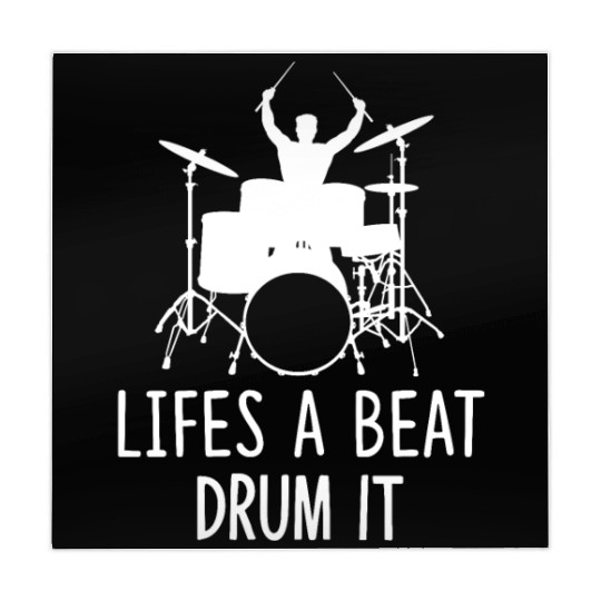 Drummer Mahjong Mats Life s a Beat Drum It