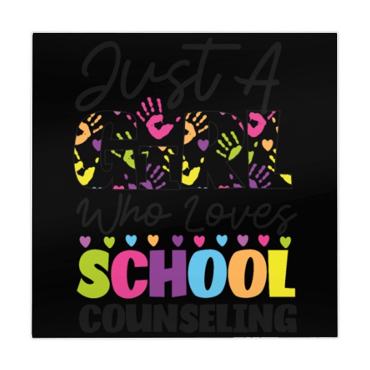 School Counselor Just A Girl Who Mahjong Mats