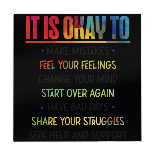 School Counselor It Is Okay To Mahjong Mats