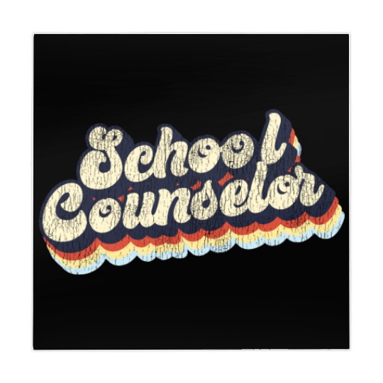 School Counselor Retro Vintage Mahjong Mats