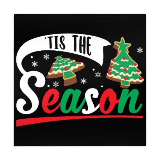 Tis The Season Christmas Cakes Retro Xmas Pajamas Mahjong Mats