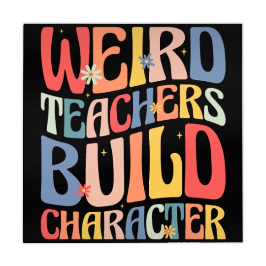 Weird Teachers Build Character Mahjong Mats