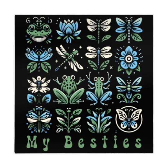 Gardening: My besties in the garden Mahjong Mats